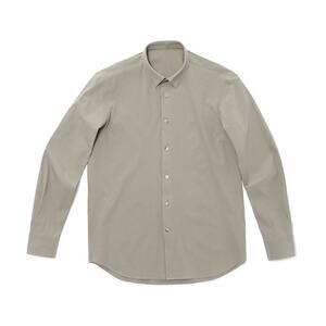 Outlier Freecotton Button Down Men’s Shirt Size Small Tan Made in Portugal